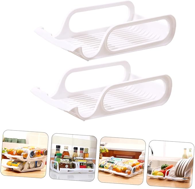 DOITOOL Kitchen Organizers and Storage Soda Storage for Refrigerator Drink Organizer