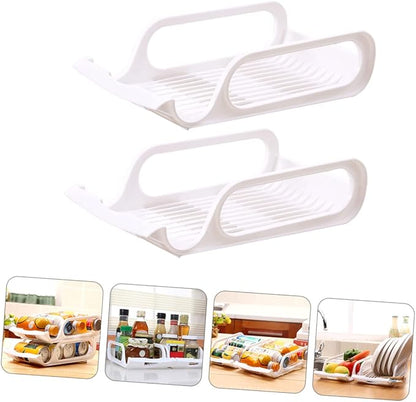 DOITOOL Kitchen Organizers and Storage Soda Storage for Refrigerator Drink Organizer