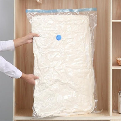 Transparent Vacuum Bag With Valve, Vacuum Seal Bags For Clothing, Vacuum Storage Bags, Folding Compressed Space Saving Clothes Storage Bag, Travel Seal Packet Organizers(30x40cm)