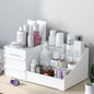 Mens Perfume Organizer, Mens Cologne Organizer,Countertop Organizer With Drawers for Cologne, Deodorant, Beard, Shaving Lotion, Perfume & Skincare - Perfect for Bathroom & Bedroom Storage (White)