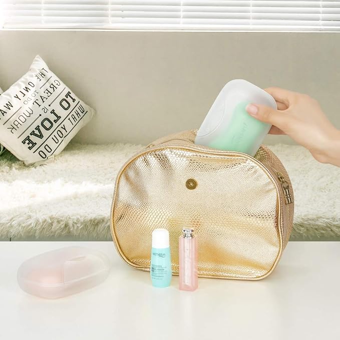 Soap Box Holder, Soap Dish Soap Saver Case Container for Bathroom Camping Gym 1 Pack (Clear)