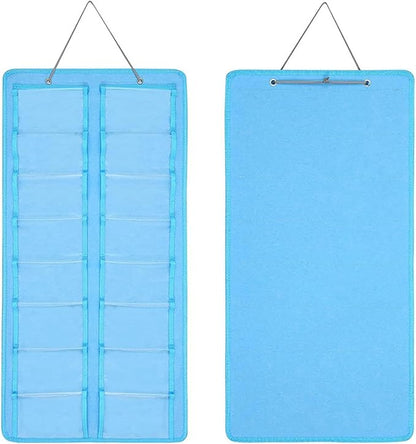 Sunglasses Organizer Storage,Hanging Sunglass Holder Organizer for Wall 16 Slots Double Sided Glasses Organizer