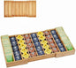 K Cup Holder Bamboo Coffee Pod Holder Drawer Organizer, Expandable K Cup Pod Storage Tea Bag Storage for Coffee Station Home Office and Kitchen
