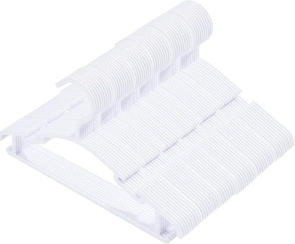 60 Pack White Baby Nursery Closet Hangers,Non-Slip Laundry Infant Pant Hanger for Newborn Clothes Gift,Ultra-Thin Child Coat Hanger for Girl Boy Toddler Kids