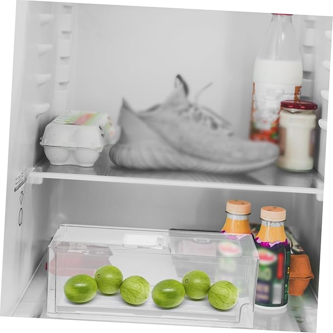 Alipis Fridge Drawer Organizer Drawer Type Crisper Fruit Vegetable Storage Containers Cheese Produce Containers for Fridge