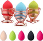 LanMa Beauty Sponge Blender Holder, Makeup Sponge Drying Stand Storage Egg Powder Puff Display Stand (3PC)