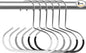6 Pack Hat Organizer Scarf Hanger for Closet, Belt Hanger for Closet Space-Saving, Scarf Organizer for Baseball Caps, Beanies, Belts, Scarf (6PCS)