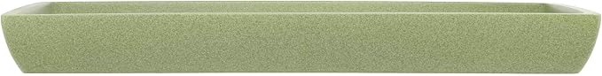 Avanti Linens - Vanity Tray, Resin Countertop Accessories, Guest Bathroom Essentials (Stratford Collection, Green)