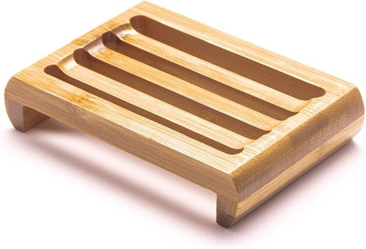 Bamboo Soap Dish | Bamboo Soap Tray | 11cm x 7.5 cm | Eco Product, Eco Friendly Gift (1)