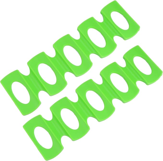 2pcs Silicone Beverage Storage Mats Slip Drink Holders for Beer Wine and Cans Lightweight Easy to Clean Stacking Pads for Refrigerator and Home Use