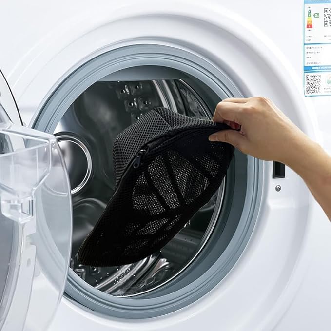 LONGD Hat Washer Cage with Snap Lock - Machine/Dryer Safe Compact Hat Cleaner for Baseball Caps & Storage