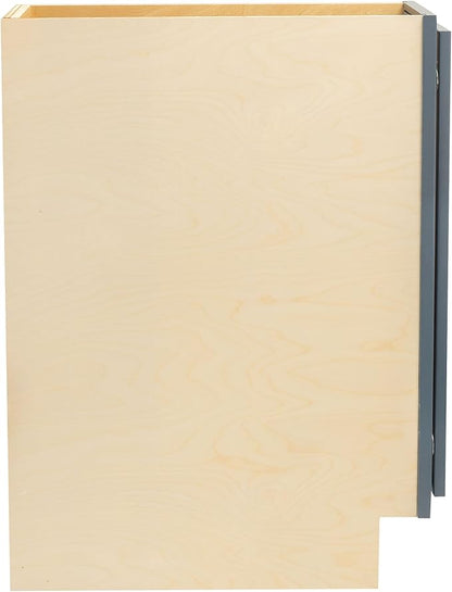 Quicklock RTA (Ready-to-Assemble) | Base Kitchen Cabinets - Shaker Style | Made in America (Needlepoint Navy, 9" Wx34.5 Hx24 D Base)