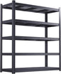 84" H Garage Shelving Heavy Duty, Garage Storage Shelves Heavy Duty, 5-Tier Metal Shelving Units and Storage Racks, Industrial Utility Shelf