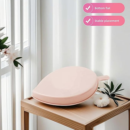 Leaf-Shaped Soap Dish Set, 2-Tier Soap Holder Drain Rack, Leaf Design - No Drill Wall Mount, Detachable Bathroom Organizer for Shower Sink (Pastel Green/Blue/Pink)