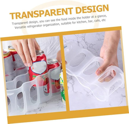 3pcs Beverage Organizer Storage Shelves Cans Holders for Fridge Kitchen Soda Can Dispenser