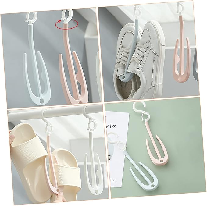 PRETYZOOM 10pcs Shoe Drying Racks Over The Door Shoe Organizer Slim Rack Cube Organizer Drying Holder
