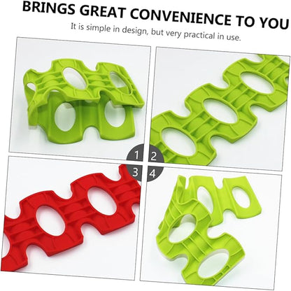 Beverage Storage Pad Beer Can Organizer Silicone Mat Kitchen Counter Wine Bottle Rack Random Color