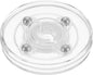 uxcell Acrylic Lazy Susan Turntable, 2.5 Inch Clear Turntable Organizer Ball Bearing 360 Degree Rotating Tray for Spice Rack Table Cake Kitchen Pantry Decorating Bathrooms