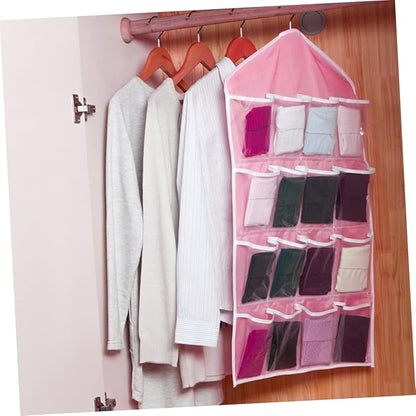 Mobestech Hanging Bag Organizer for Wardrobe Wall Pocket Organizer over Door Storage