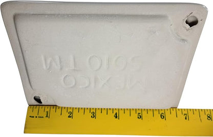 Beige Bone Almond Ceramic Soap Dish Shower Tray Tile in Installation Vintage Mid Century Modern Retro