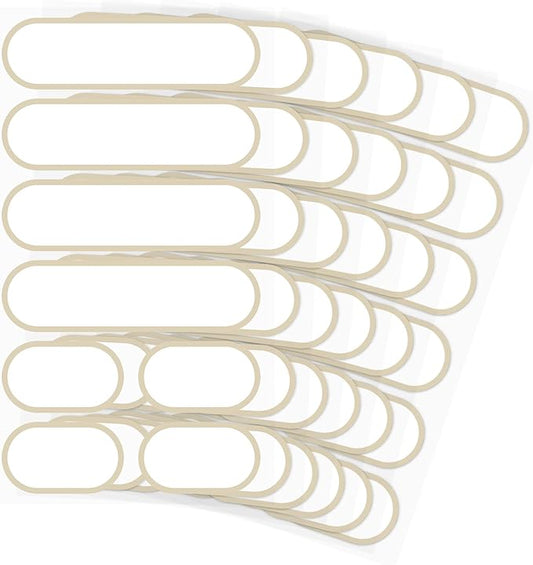 Waterproof Kitchen Labels for OXO POP Food Storage Containers and Home Organization, Pack of 64