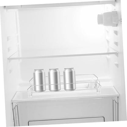 Modern Beverage Storage Box Fridge Drink Organizer Soda Can Dispenser Pusher Glide Touchless for Refrigerator Supermarket Display