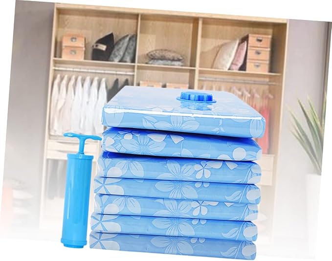 MAGICLULU 11pcs Vacuum Compression Bag Set Suction Bags for Flowers Airtight Storage for Clothes Bedding and More Space Saving for Travel and Home Organization