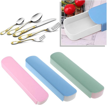 Tableware Storage Box Flatware Travel for Case for Stationery Chopsticks Spoon F Plate Set