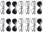 Wall Mount Sunglasses Storage Organizer Acrylic Holder Modern Eyeglasses Display Holder Set of 2 Sunglass Holder for Wall Transparent Eyewear Display