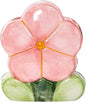 1 PC Flower Makeup Storage Box Ceramic Blossom Five Petals Pen Holder Pen Holder Desktop Storage Box (Pink)