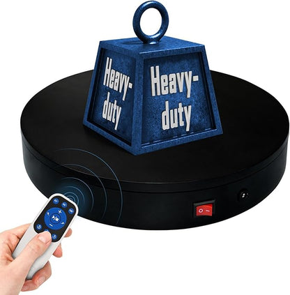 Remote Motorized Electric Turntable Rotating Display Stand Spinning Rotating Platform 360 Photography Turntable lazy susan base giratoria para for Photography,Display,3D Scan,Exhibition rotating table