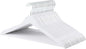 Amazon Basics Durable Wooden Suit Clothes Hangers, White, 20-Pack