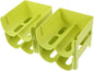 PRETYZOOM 4pcs Stackable Soda Can Rack Organizer Pantry Wine Bottle Holder Space-Saving Storage Rack for Refrigerator