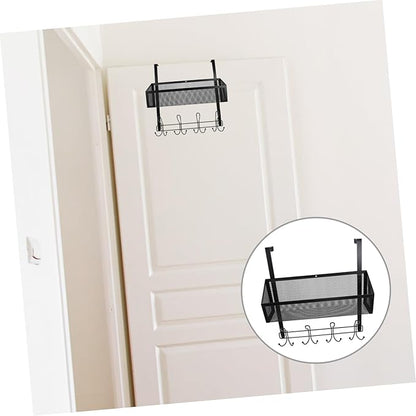 Over Door Organizer Multi Layer Storage Rack for Bathroom Kitchen Bedroom No Drill Installation Stylish Design for Maximized Space for Towels Hats More