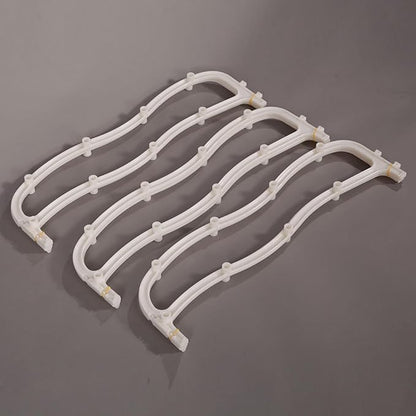Over The Door Shoe Organizer, Hanging Shoe Rack, Behind The Door Storage, 12 Layers, Holds up to 24 Pairs, Saving Space, Easy to Assemble, Wall-Mounted Shoes Rack for Dorm, Apartment, Entryway, White