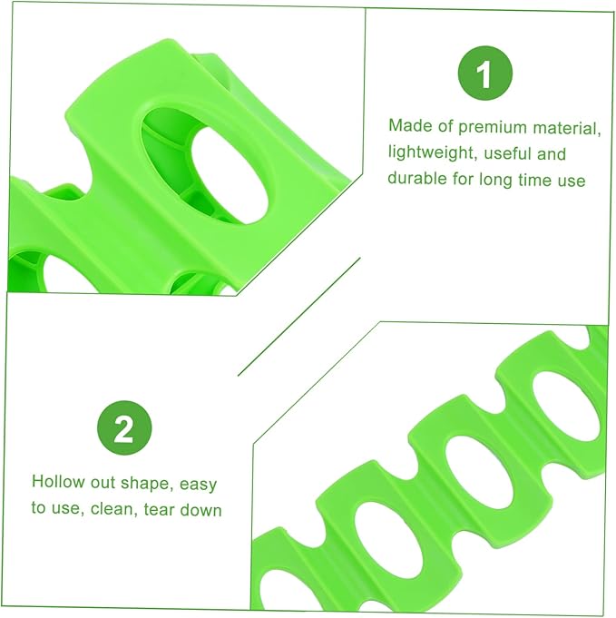 PRETYZOOM 2pcs Silicone Refrigerator Mat Can Holders for Fridge Beverage Organizer Storage for Beer Bottles