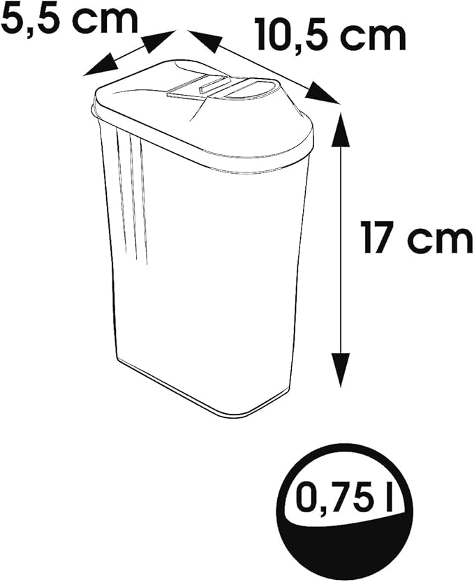 keeeper Lid for Franz Storage Box, Size: S, 35 x 21 cm, Franziska, Transparent
