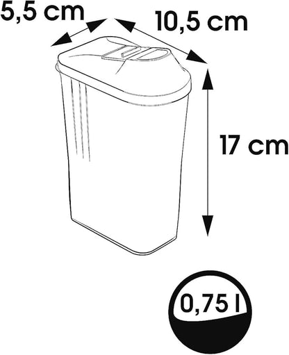 keeeper Lid for Franz Storage Box, Size: S, 35 x 21 cm, Franziska, Transparent