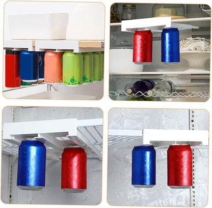 2pcs Rack Can Holders Slide Wire Rack for Drink Storage Dispenser for Fridge Accessory
