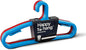 Denimation 6 Piece Polypropylene Hanger, Blue and Red