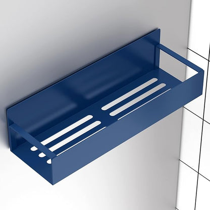 HuggieGems 4 Pack Magnetic Spice Storage Rack Organizer for Refrigerator and Oven, Royal Blue Fridge Organizers and Storage