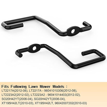 2 Pack 532197258 LH Belt Keeper, Replace 197258, Compatible with Craftsman, Husqvarna, Poulan and Other Brand Ride Mower