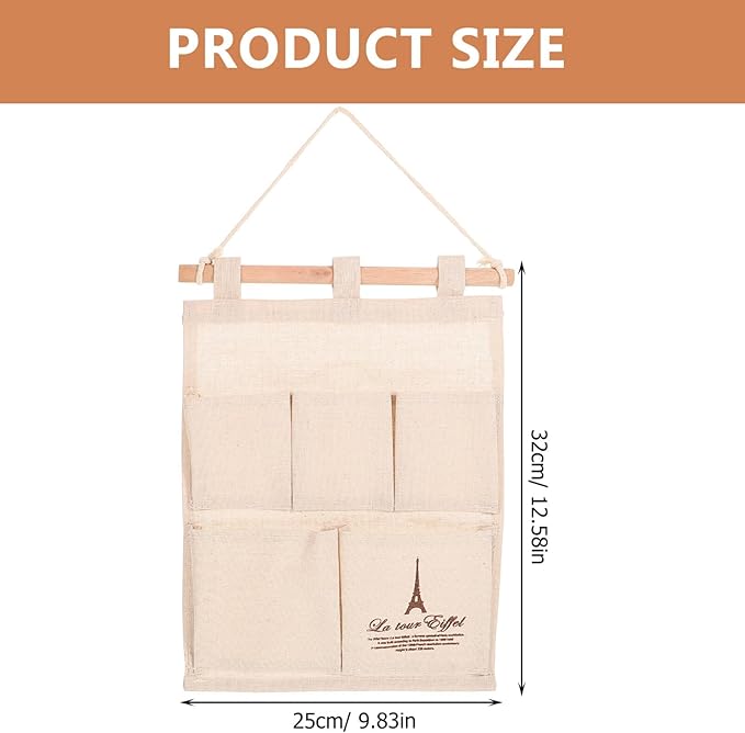 Garneck Over The Door Folder Over The Door Organizer Over The Door Bag Over The Door Storage Pocket Wooden, medium