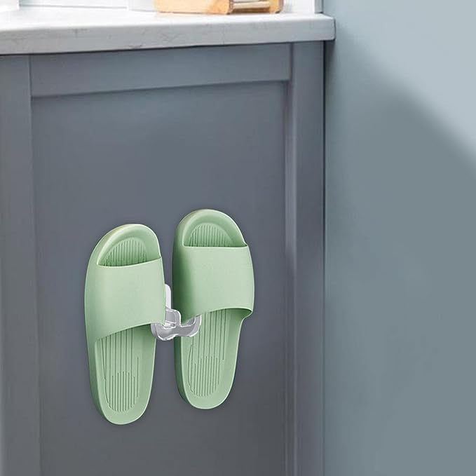 DUDOK Transparent PP Wall Mounted Shoe Hook, Space-Saving, Modern, Non-Drilling, Easy Install, 1 Hook, Bathroom, Door, Living Room