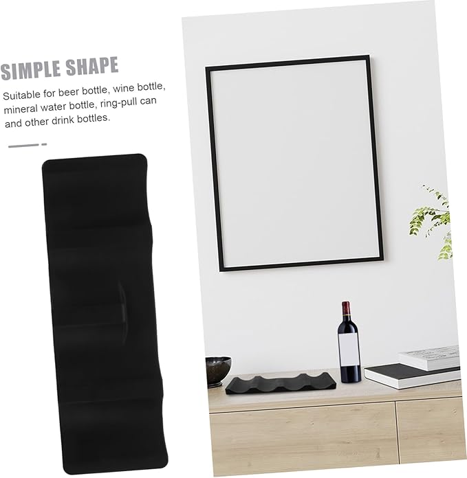 2pcs Beer Bottle Storage Rack Countertop Wine Rack Stackable Modular Bar Accessory for Home Fridge Random Color