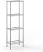 14" Deep x 24" Wide x 74" Height Wire Shelving Kit | 4-Tier | NSF Commercial Storage Rack Unit