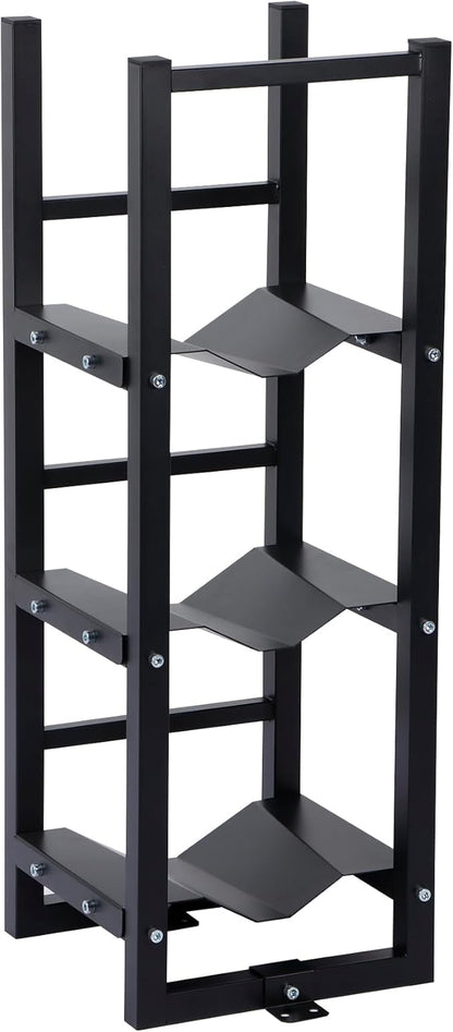 Refrigerant Tank Rack 3x30lb, Stable Refrigerant Cylinder Tank Rack, Cylinder Rack Sufficient Storage for Freon, Gases, Oxygen, Nitrogen, Acetylene