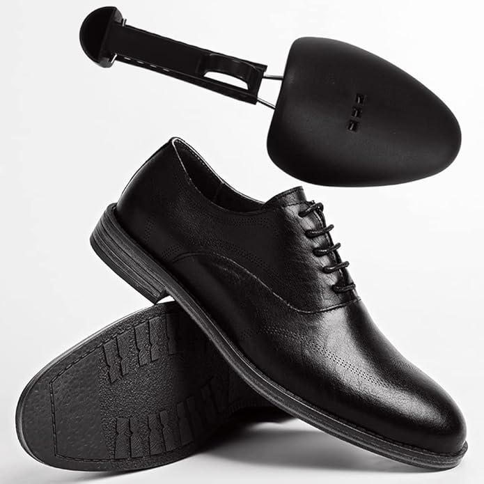 YY YEARCHY 14 Pairs Shoe Trees for Men Adjustable Plastic Shoe Holder Shape Support