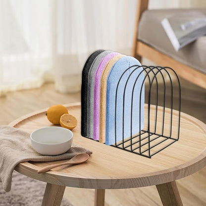 Beanie Holder Organizer, Knitted Hat Storage Rack Display Stand Metal Cap Holder for Winter Swimming Hat Display Home Entryway Tabletop Bedroom Closet Dresser Room Office (Black, 1 Pcs)