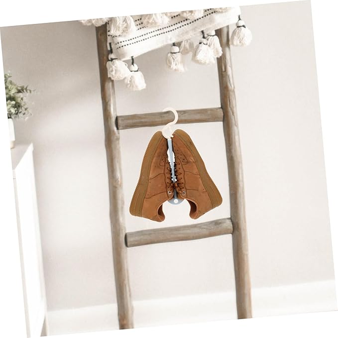 Ciieeo 4pcs Portable Plastic Shoe Drying Rack Hooks Space-Saving Organizer for Home Slippers and Hanging Design for Efficient Footwear Drying